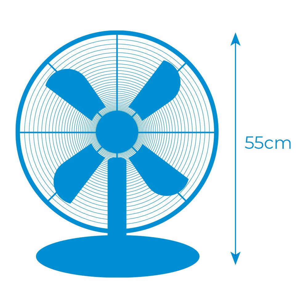 EAN 8425998339727 - EDM 33972 ventilador Cromo, Plata imagen 4