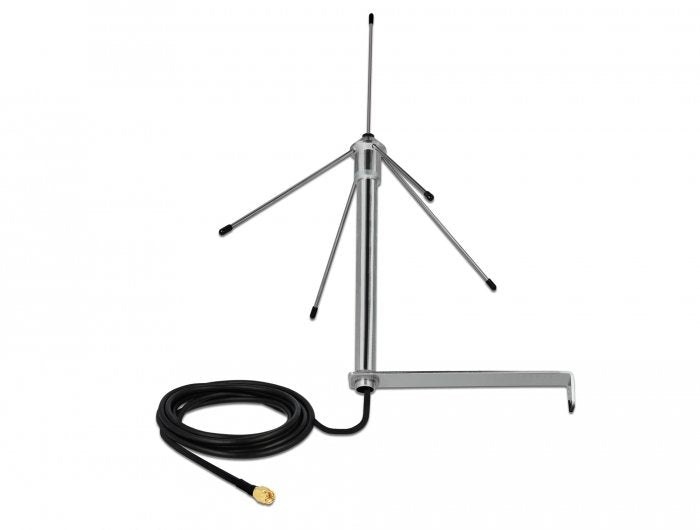 Delock 433 Mhz Antena Sma Enchufe 3 Dbi Omnidireccional Rígido