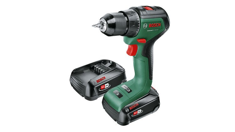 Bosch  Taladro Inalámbrico Universaldrill 18v-60 Verde/Negro, 2x Batería Li-Ion 2,0ah, Maletín, Power For All Alliance 06039d7002