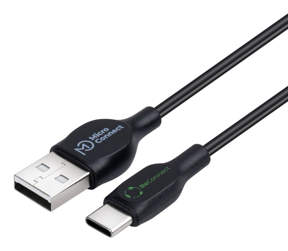 EAN 5715063597484 - Microconnect ECO-USB3.1CCHAR1B cable USB USB 2.0 1 m USB A USB C Negro imagen 1