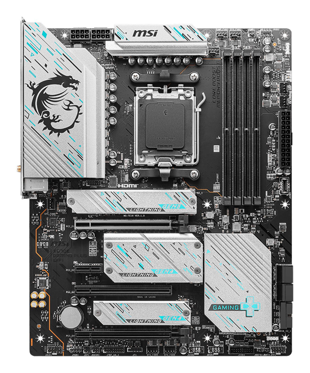 EAN 4711377162913 - MSI X670E GAMING PLUS WIFI placa base AMD X670 Zócalo AM5 ATX imagen 2