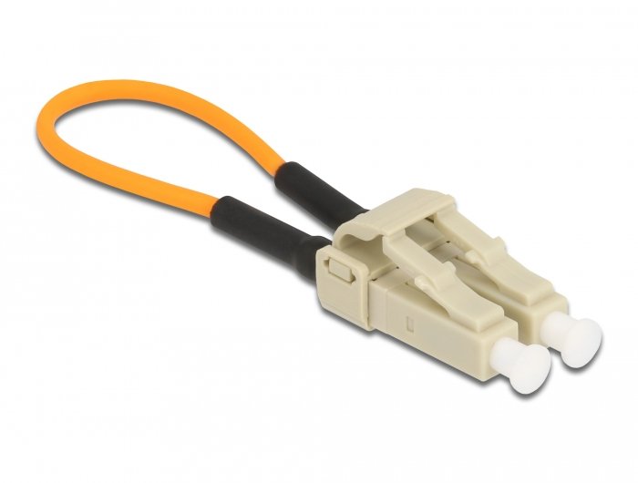 Delock Lwl Loopback Adapter Lc Om2 Multimode Beige