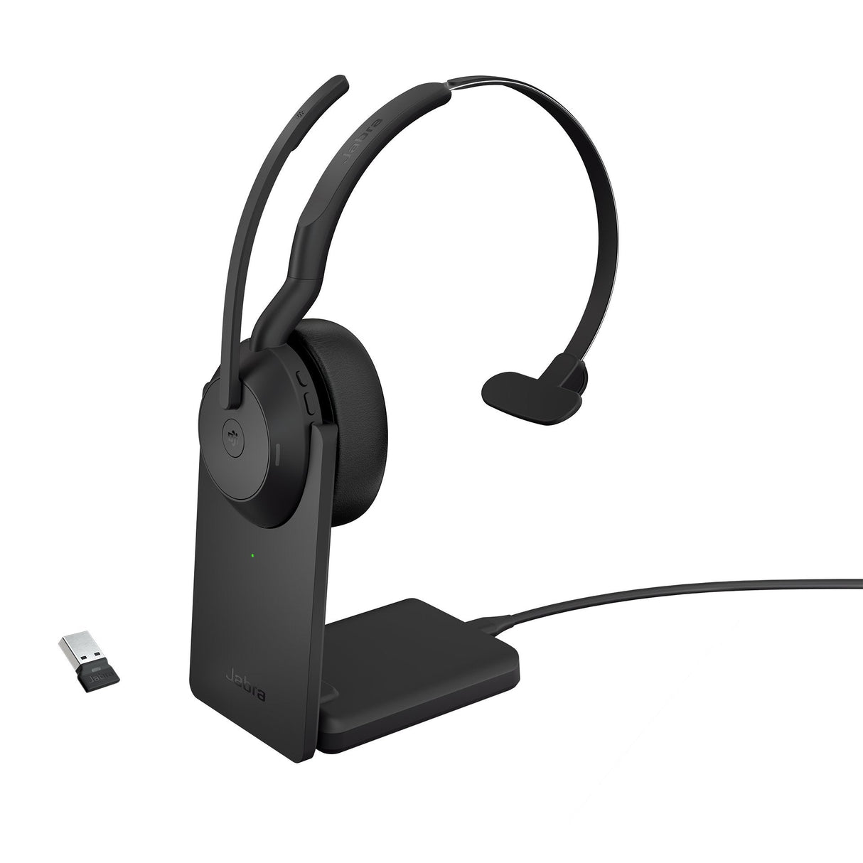 Jabra Evolve2 55 Auriculares Inalámbrico Y Alámbrico Diadema Bluetooth Base De Carga Negro 25599-899-989