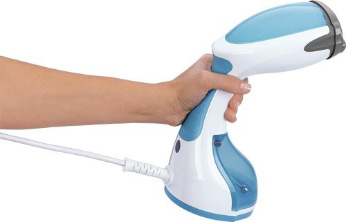 EAN 5901308013707 - MPM MZP-01 Plancha a vapor Suela de acero inoxidable 1200 W Azul, Acero satinado, Transparente, Blanco imagen 4