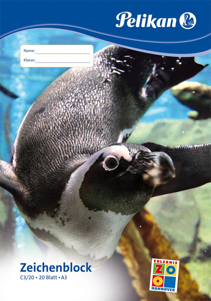 Bloc De Dibujo Pelikan A3 20 Hojas C3 / 20 Fsc Mix