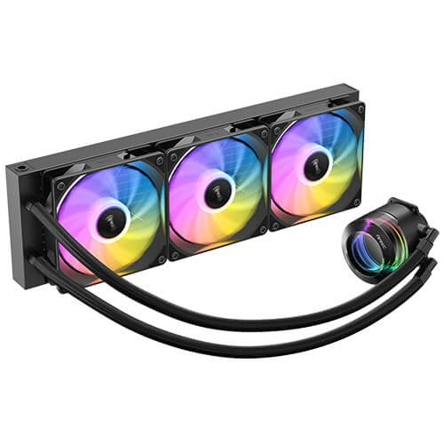 Refrigeracion Liquida Cpu Vortex Lum 360 A-Rgb Antec Radiador 360mm / Bomba 2800 Rpm / 3 Ventiladores Argb / Compatible Intel & Amd