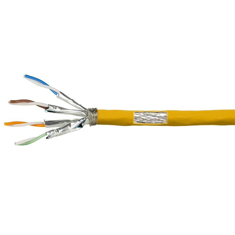Bobina Cat 7a S-Ftp 50m Instalacion Amarillo Awg23 B2ca