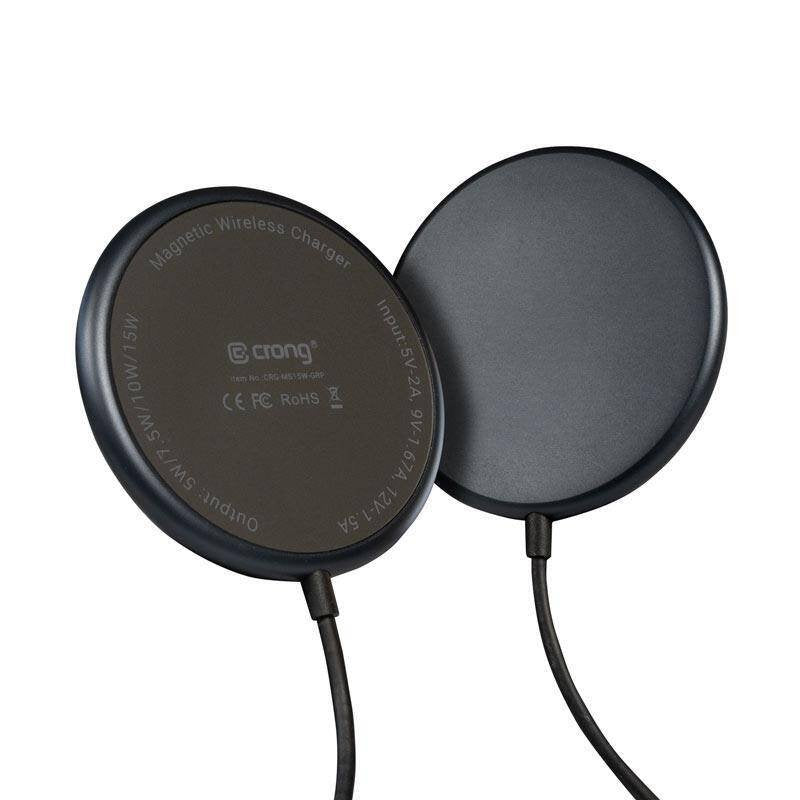 EAN 5904310702157 - Crong MagSpot Smartphone Negro CC Cargador inalámbrico Carga rápida Auto, Interior imagen 4