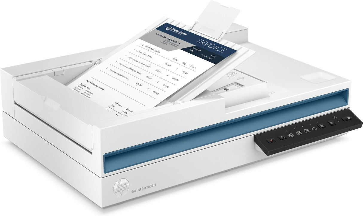 Escáner Documental Hp Scanjet Pro 2600 F1 Con Alimentador De Documentos Adf Doble Cara