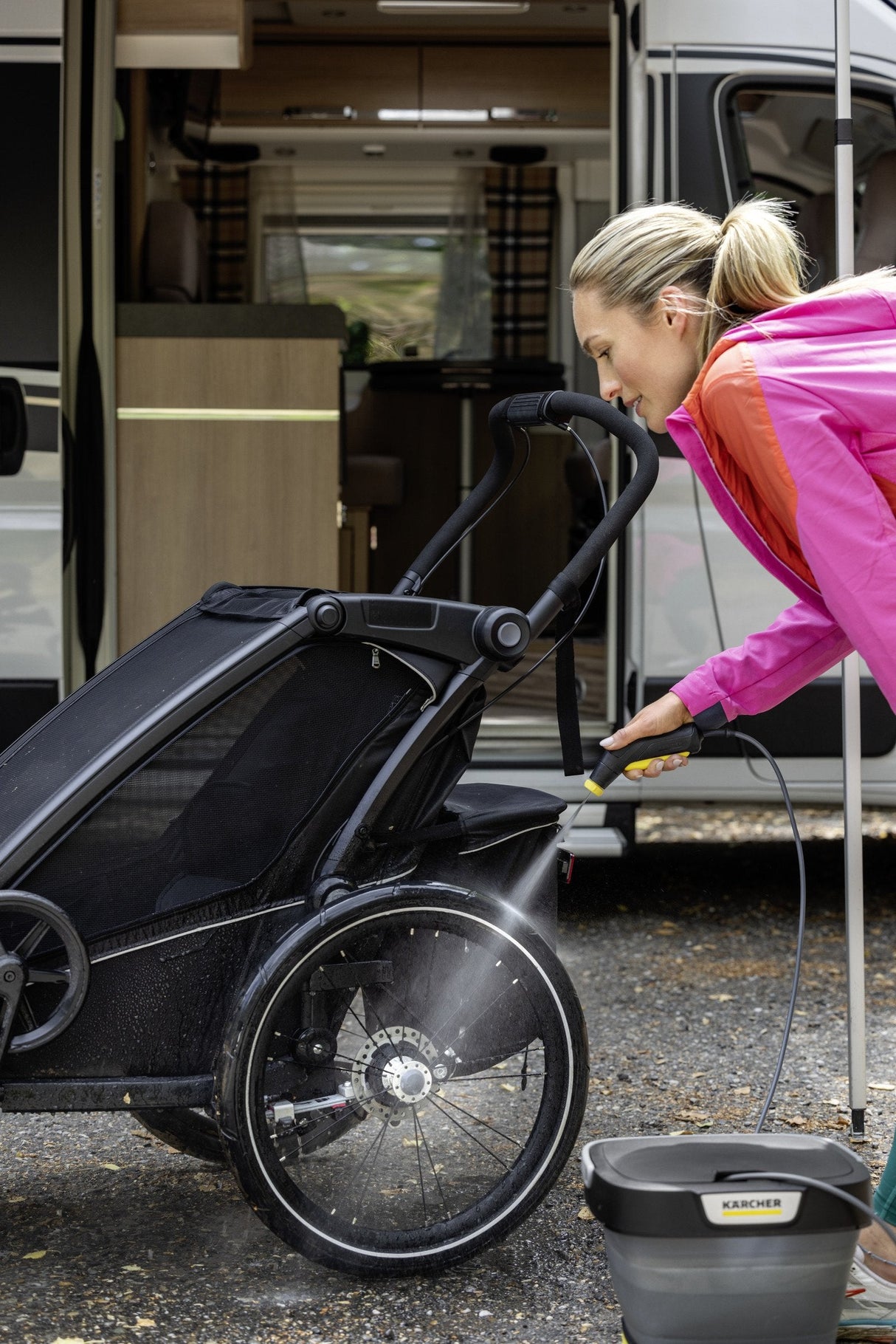 Hidrolimpiadora Kärcher Oc 3 Foldable Compacto Batería 120 L/H Negro, Blanco, Amarillo