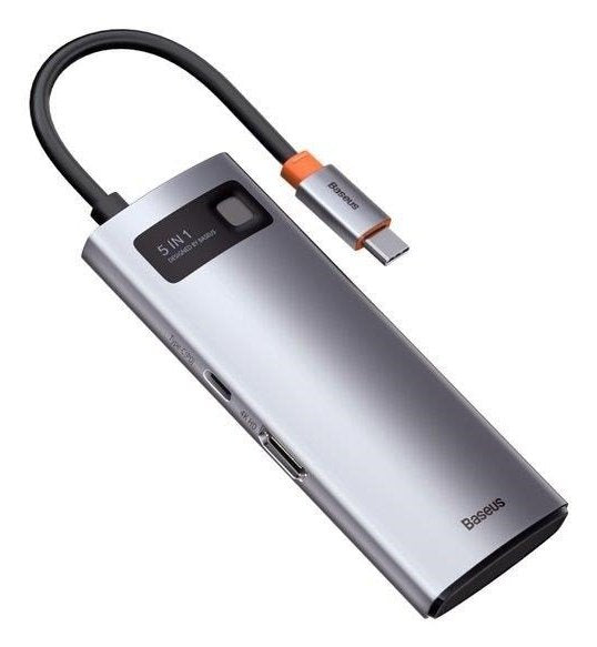 Baseus 5w1 Hub Usb-C Na 3x Usb 3.0 + Hdmi + Usb-C Pd
