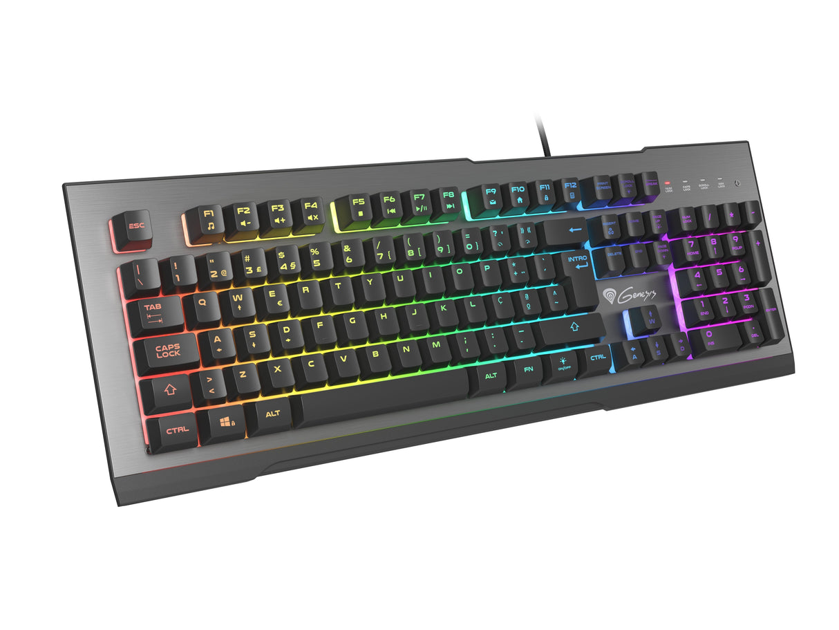 Teclado Gaming Genesis Rhod 500 Rgb Portugues Backlight Programable