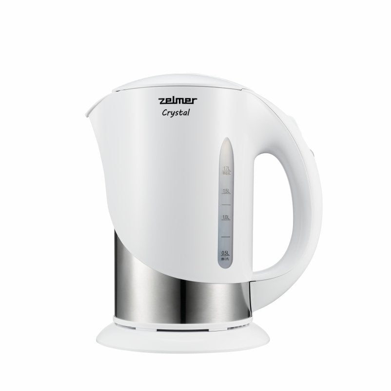 Tetera Eléctrica Zelmer Zck7630w 1,7 L 1850 W Plata, Blanco