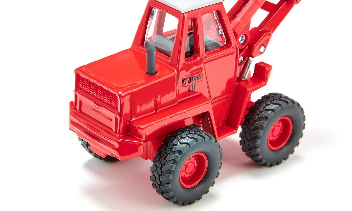 Excavadora Siku Super Kramer 411, Modelo De Vehículo Rojo 10356300000
