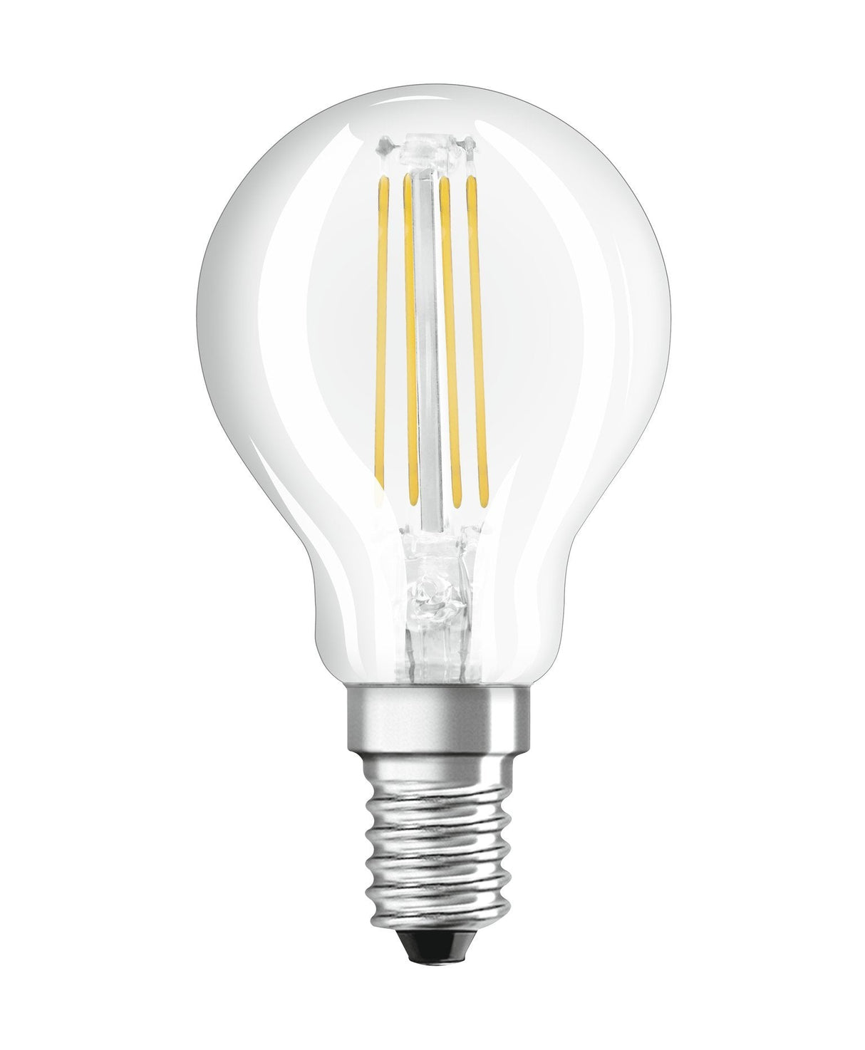 Bombilla Led Osram Filamento Esférico Transparente - 4 W = 40 W - E14 - Blanco Cálido