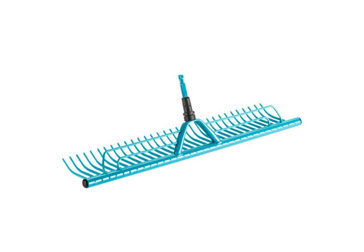 Gardena 3381-20 Rastrillo De Césped Combisystem, Azul, 60 Cm