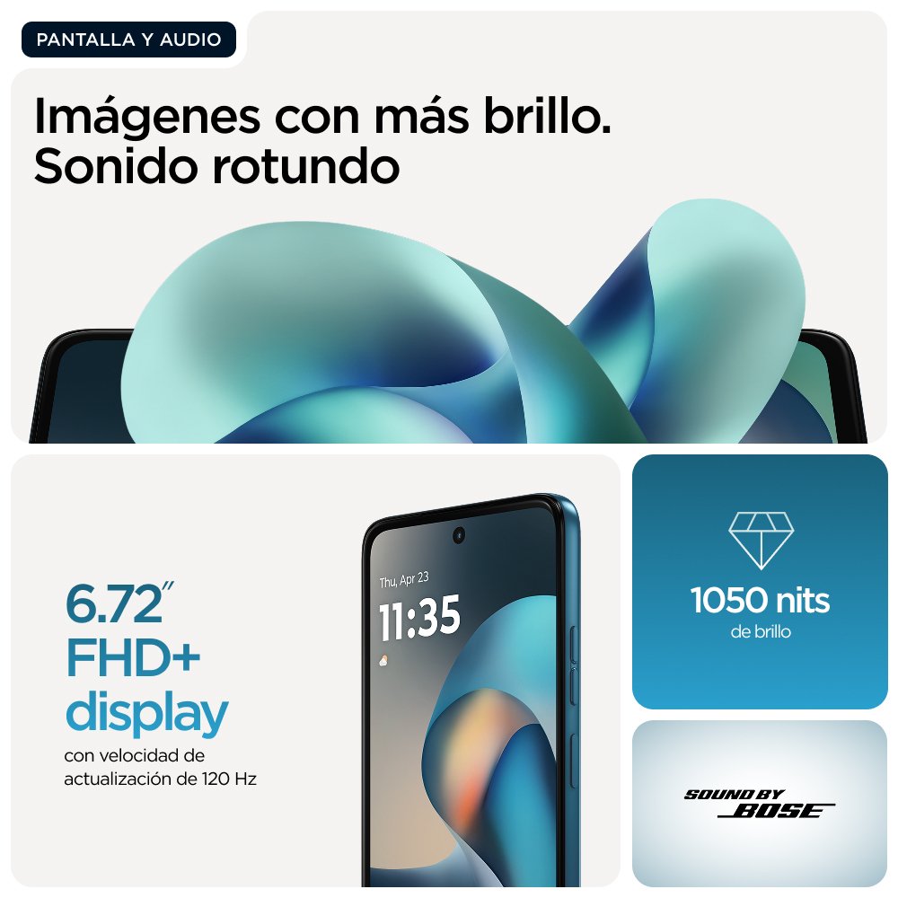 Motorola Moto G57 Power 17,1 Cm (6.72") Sim Doble Android 16.0 5g Usb Tipo C 12 Gb 256 Gb 7000 Mah Azul