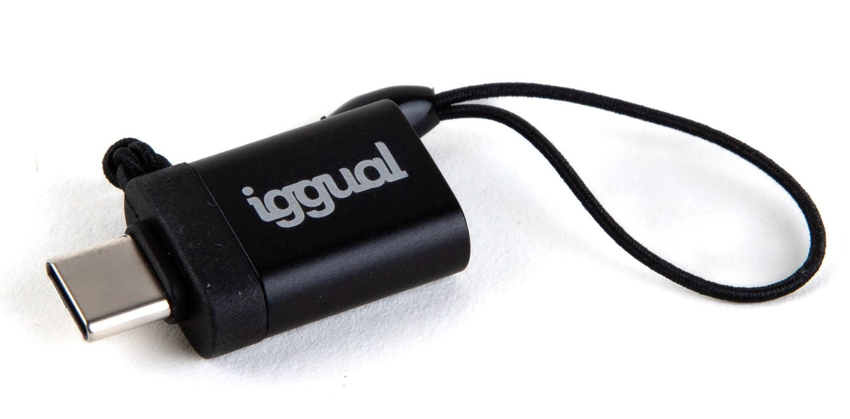 Iggual Adaptador Usb Otg Tipo C A Usb-A 3.1 Negro