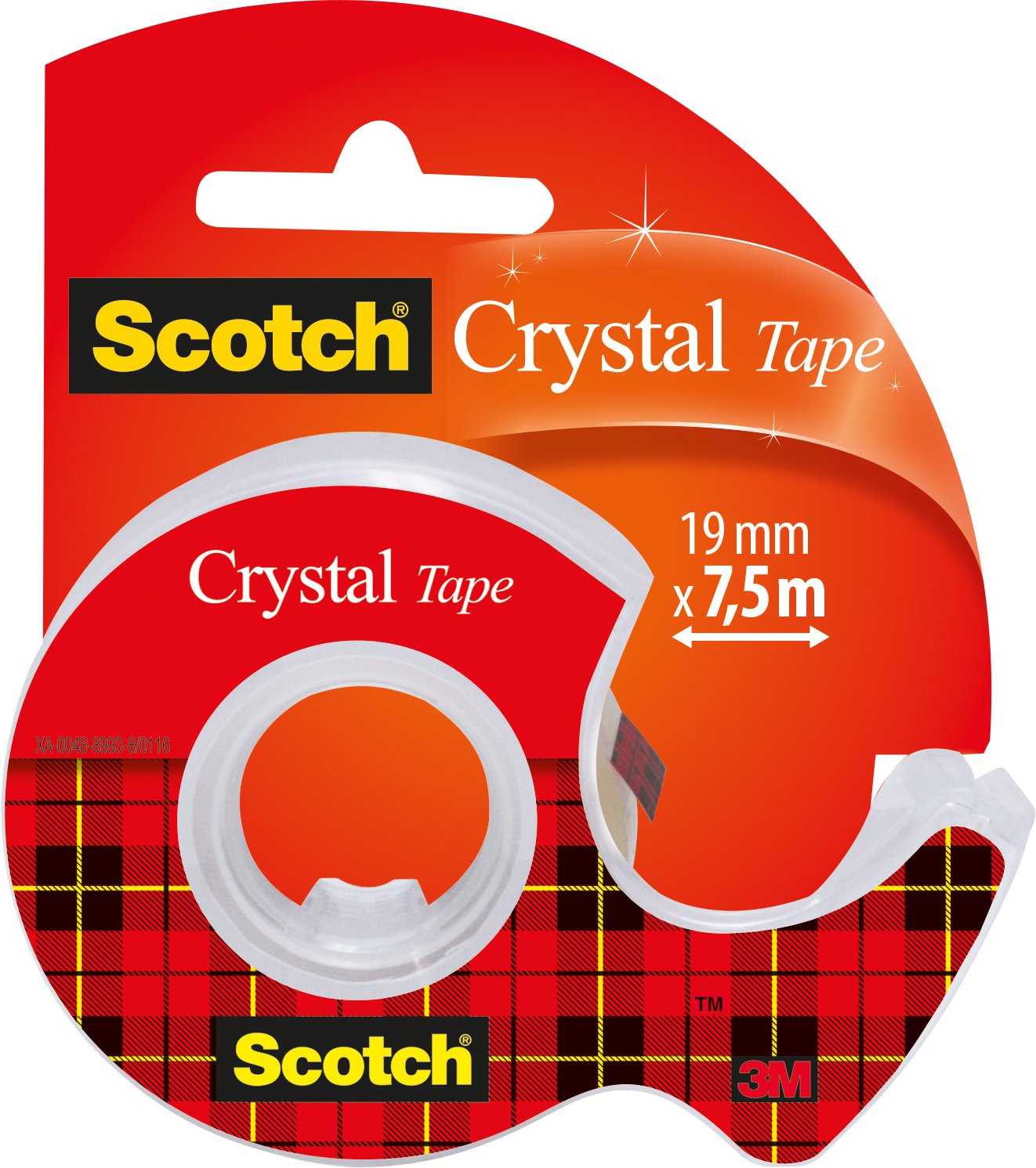 Scotch Crystal Abroller 6-1975d 19mm X 7,5m Transparent