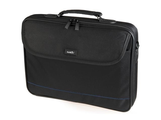 Natec Maletin Portatil Bag Impala Negro Azul 15,6'' (Stiff Shock Absorbing Frame)