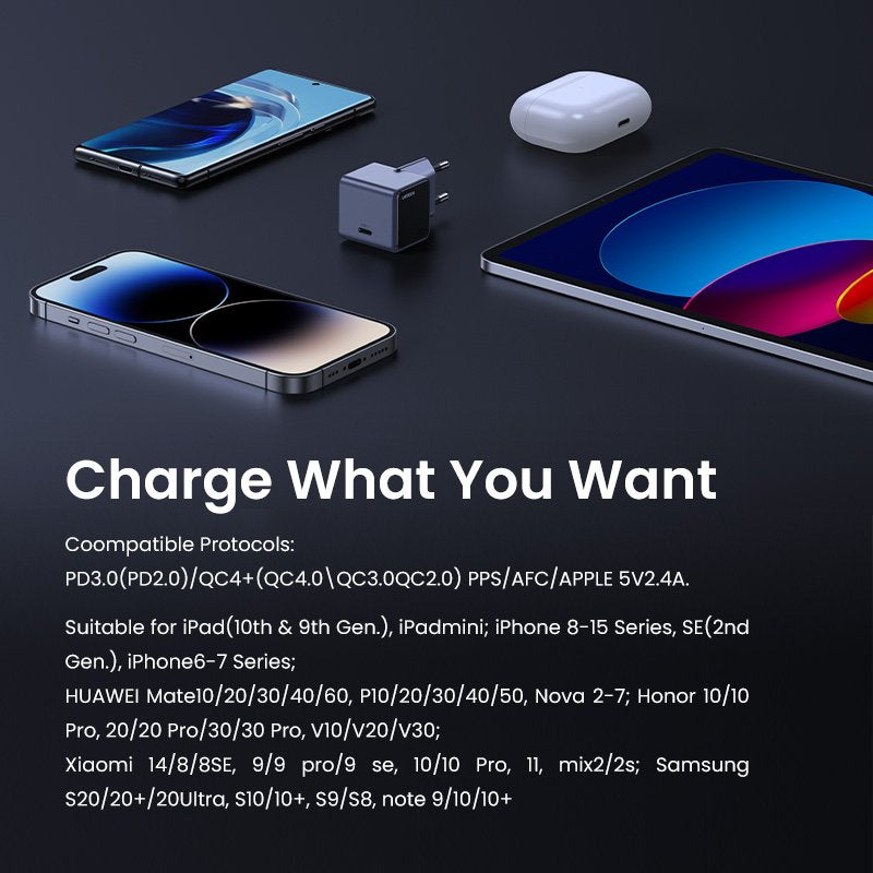 Cargador Ugreen 30w Pd Nexode S Gan Tech