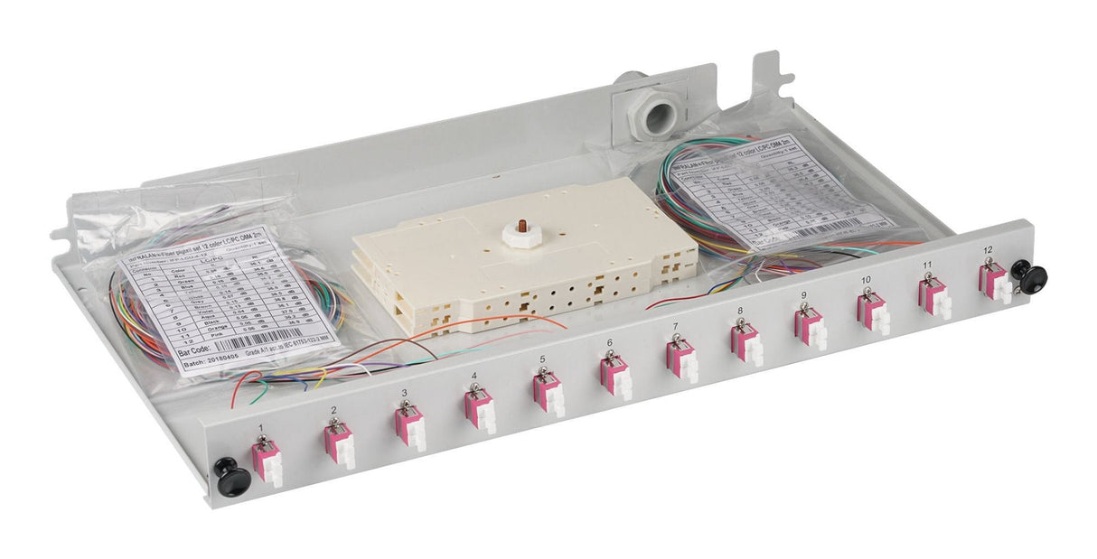 Efb Spleissbox Lc 50 125á Om4 Ausziehbar, 48pigtails 24 Kup