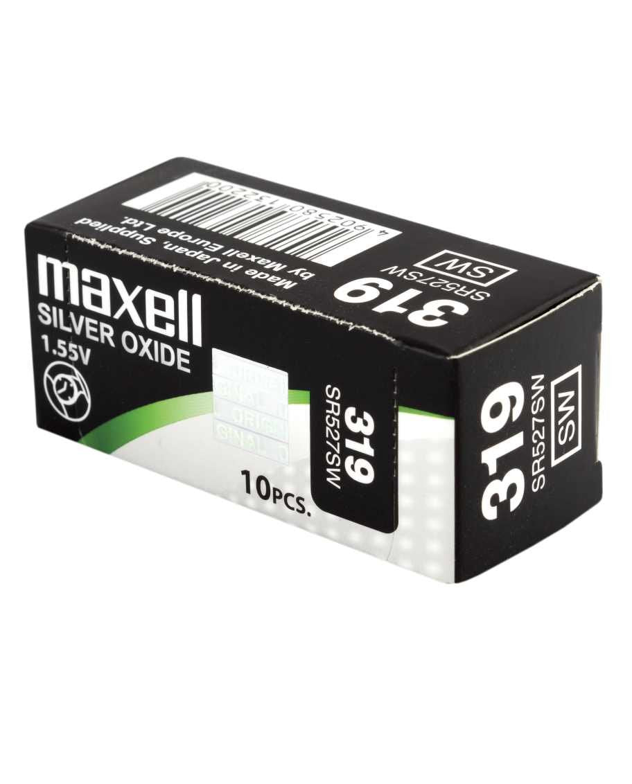 Maxell Micro Pilas Planas Óxido De Plata 1,55v - Sr616sw 321 Caja 10u