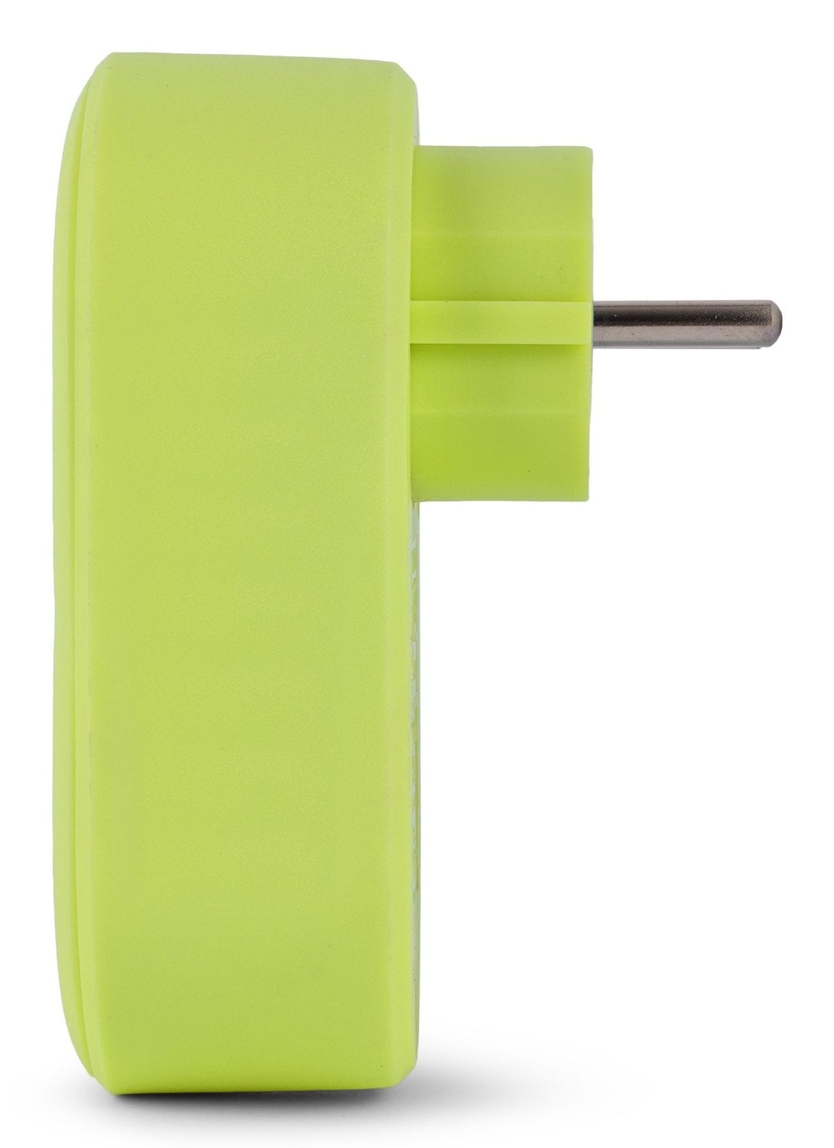 Entac Meckdosenadaptador + 2x Usb-A Lime