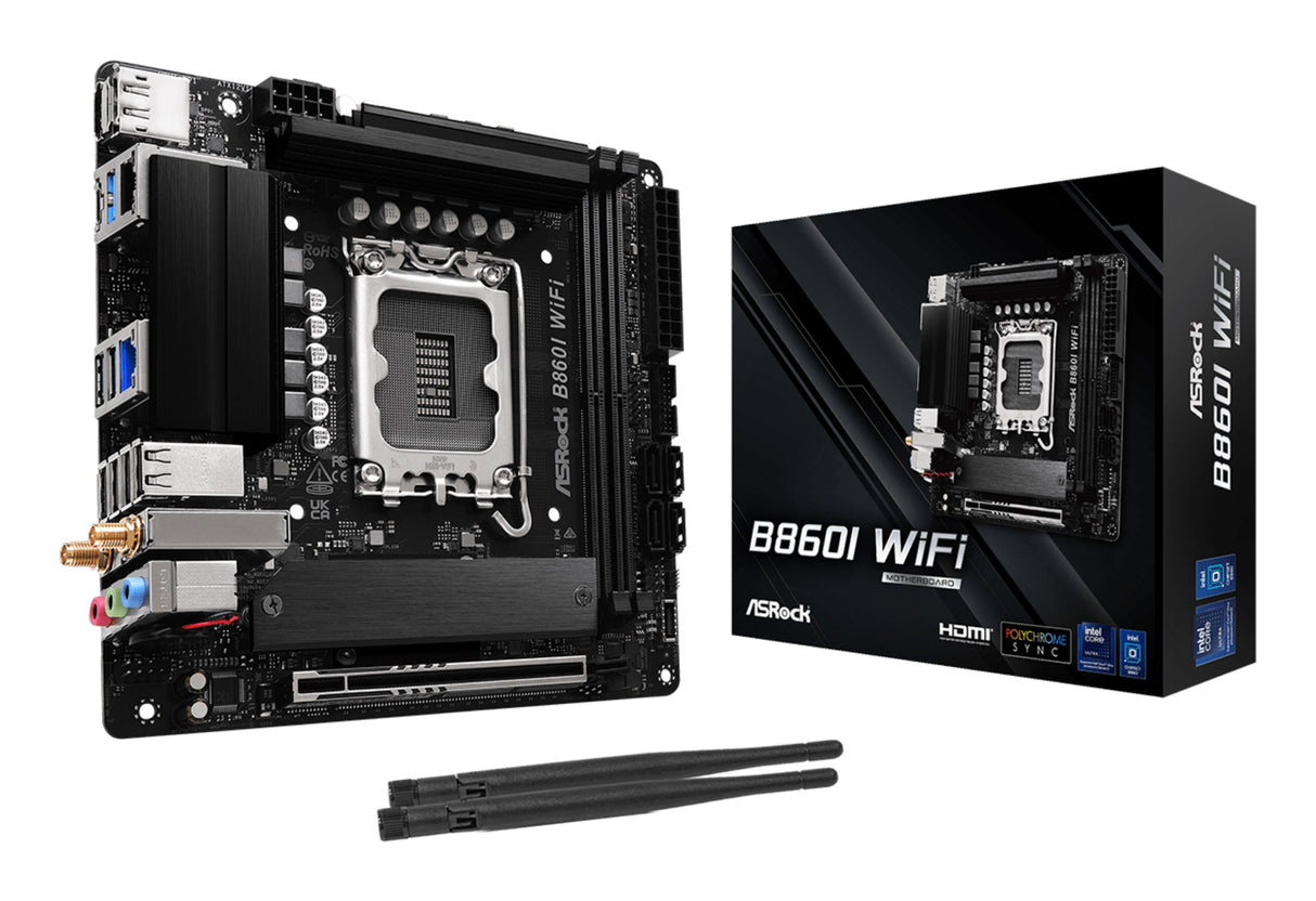 EAN 4711581490321 - Asrock B860I WiFi Intel B860 LGA 1851 (Socket V1) mini ITX imagen 1