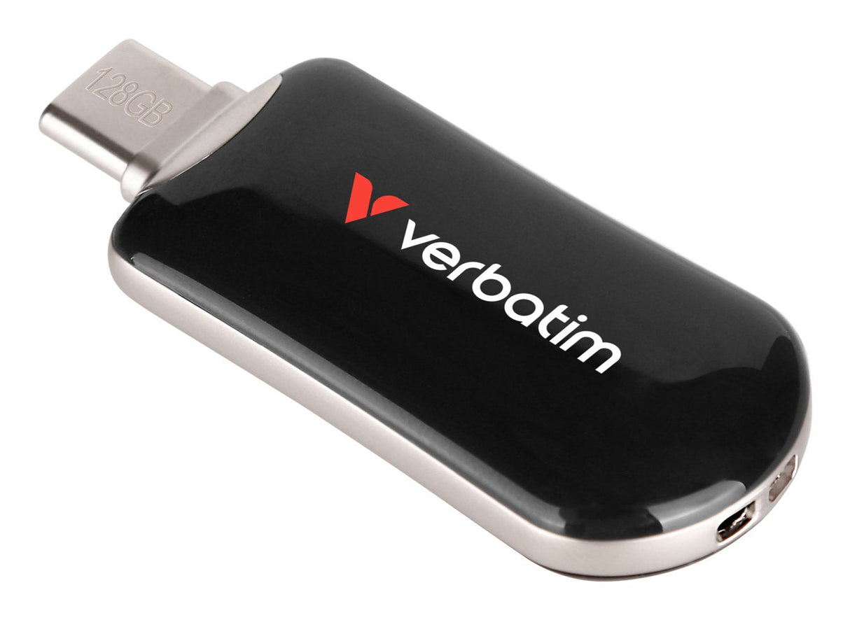 Verbatim Plectra Black 128gb Usb-C Flash Drive 30225