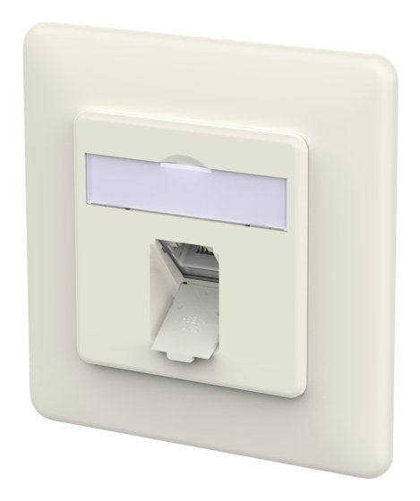 Metz Connect Anschlussdose E-Dat C6a Idc 1 Port Up Reinblanco