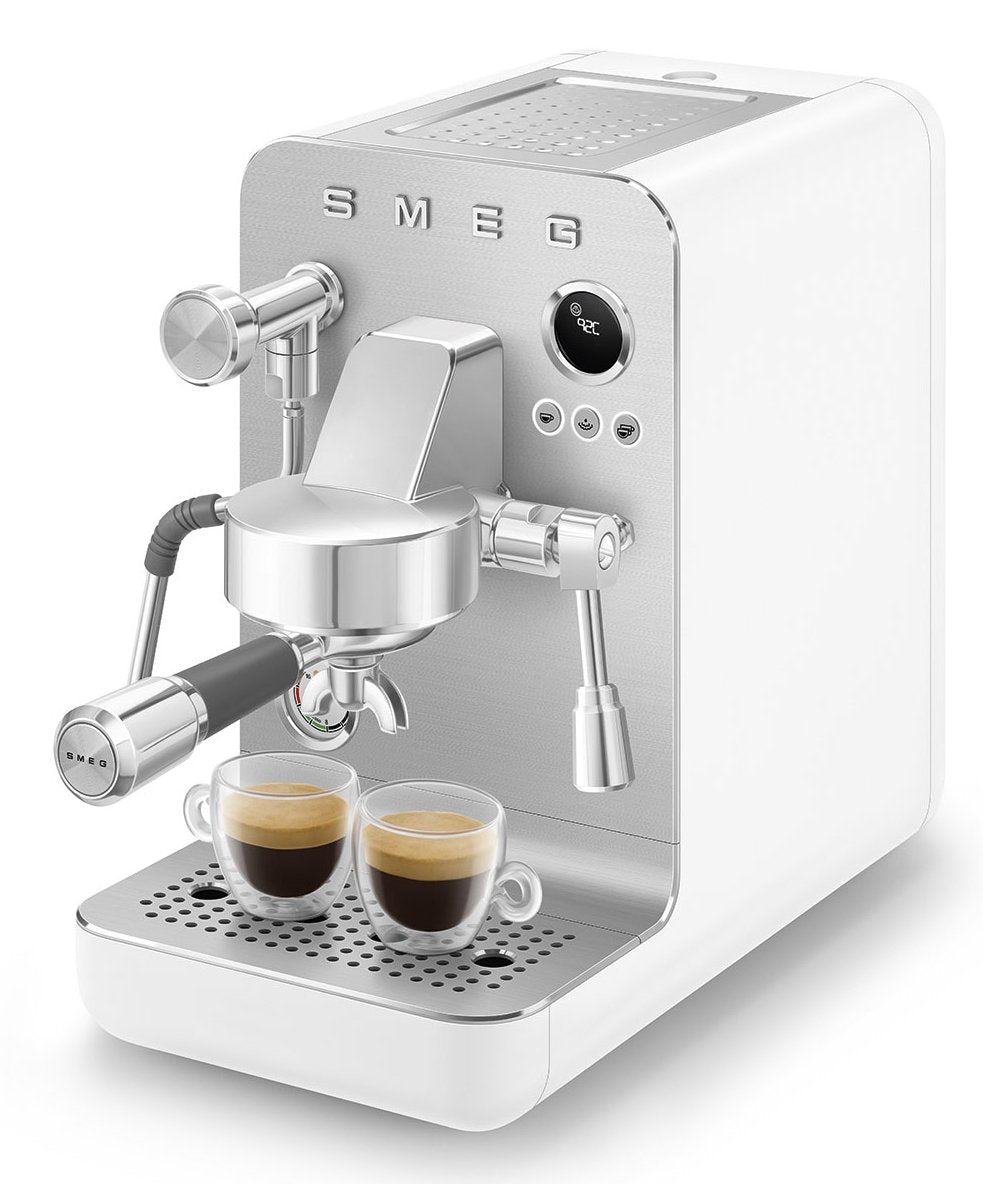 Smeg Espresso Coffee Machine Collection White Emc02whmeu