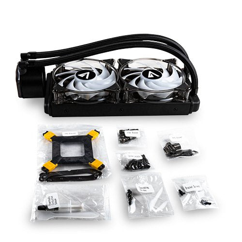 EAN 6940533544593 - ABYSM Artic 240 ARGB Procesador Sistema de refrigeración líquida todo en uno Negro 1 pieza(s) imagen 7