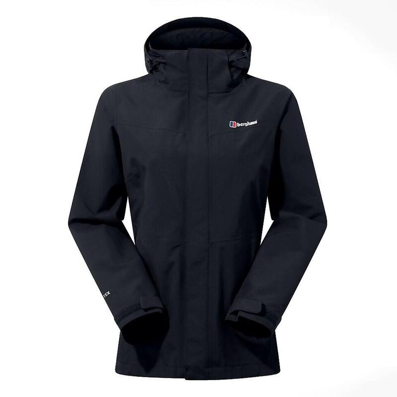 Berghaus Hillwalker Gore-Tex Interactive Jacket - Chaqueta De Mujer, Talla M (Negra)