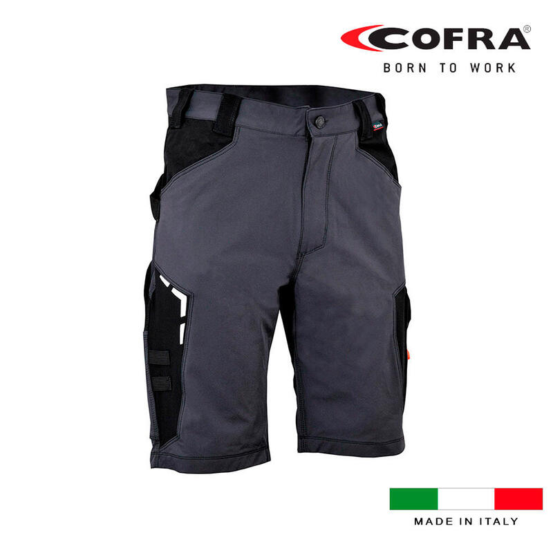 Bermuda Bortan Gris Oscuro Negro Cofra Talla 50