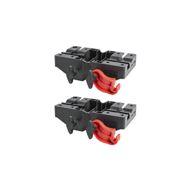 Bessey Soporte Multifuncional Grande Ste-Mh-Set Negro/Rojo, 2 Piezas, Para Soportes De Techo Bessey Ste Y St Ste-Mh-Set