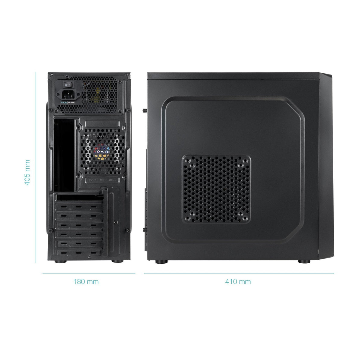 Caja Semitorre Atx "Prisma Ultra" 500w Usb-C