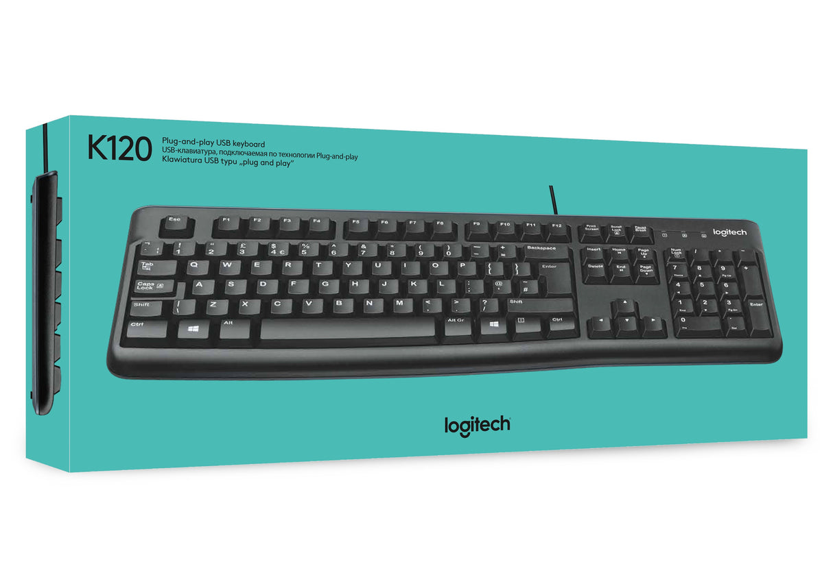 EAN 5099206020689 - Logitech K120 teclado Oficina USB AZERTY Holandés Negro imagen 16