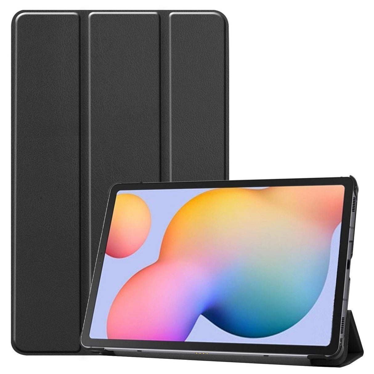 Galaxy Tab S8+/S7+/S7 Fe Houston Folio Case. Black Pu