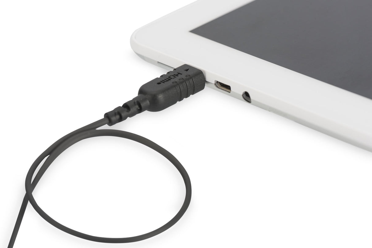EAN 4016032391326 - Digitus DB-330121-020-S cable HDMI 2 m HDMI Type C (Mini) Negro imagen 2