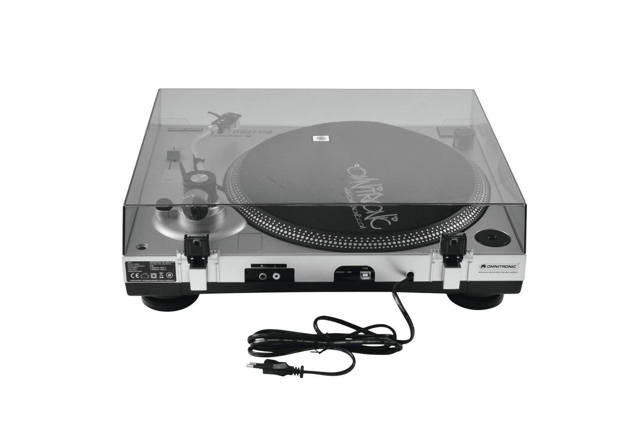 EAN 4026397356090 - Omnitronic 10603043 tornamesa para dj Tocadiscos de tracción por correa portátil Plata imagen 5