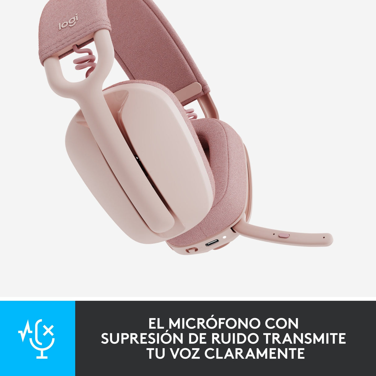 EAN 5099206103955 - Logitech 981-001224 auricular y casco Auriculares Inalámbrico Diadema Llamadas/Música Bluetooth Rosa imagen 10