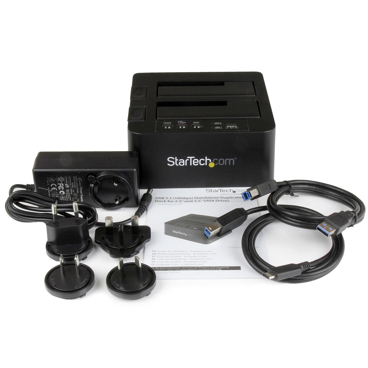 EAN 0065030863551 - StarTech.com SDOCK2U313R duplicador de datos y soporte Duplicador de HDD (discos duros) Negro 2 copias imagen 7