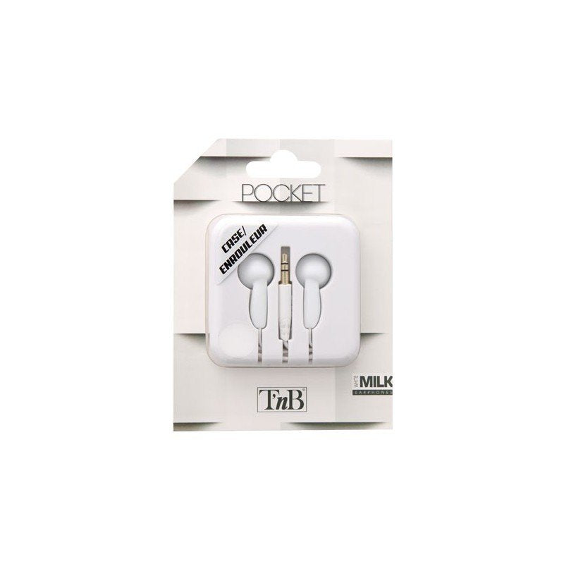 Auriculares Tnb Jack Con Cable Pocket Blanco