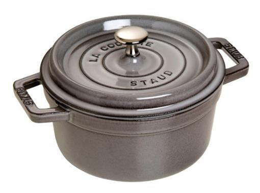 Staub La Cocotte 20cm Redondo, Gris Grafito, Hierro Fundido