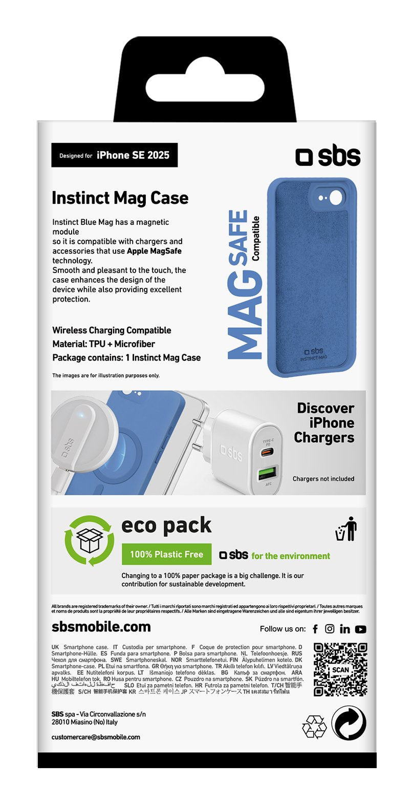 Sbs Inminct Funda Mit Magsafe Para Iphone 16e Blue