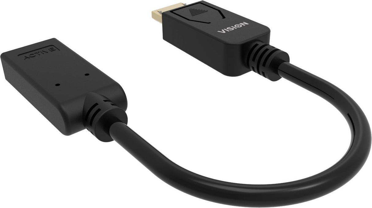 Vision Tc-Dphdmi/Bl Adaptador De Cable De Vídeo Hdmi Tipo A (Estándar) Displayport Negro