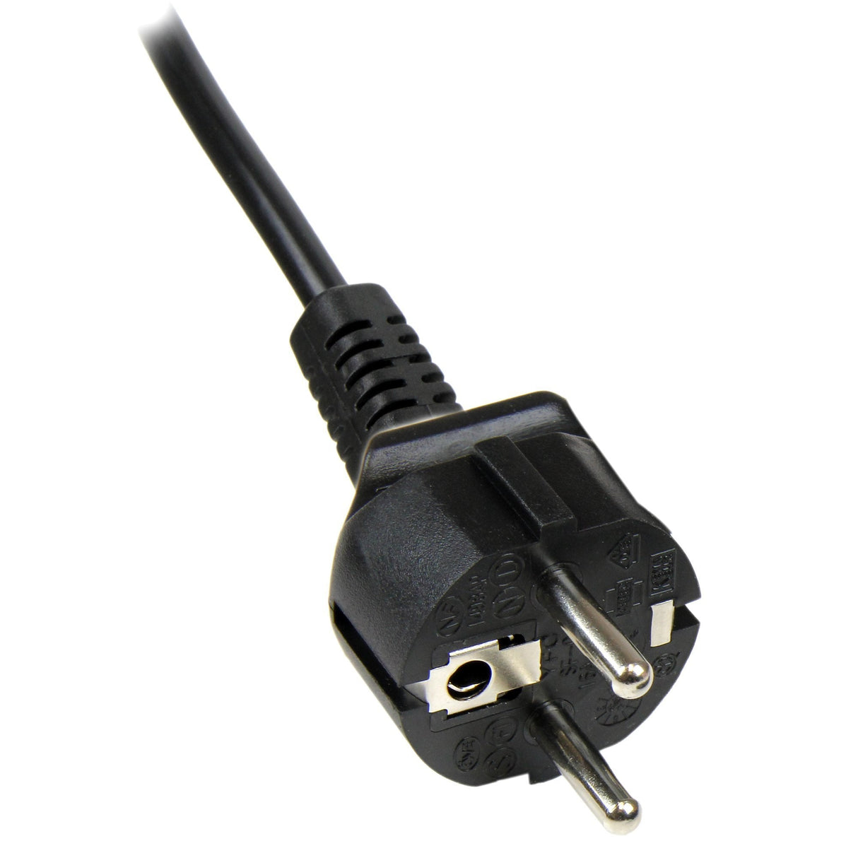 EAN 0065030858601 - StarTech.com PXTNB3SEU1M cable de transmisión Negro CEE7/7 C5 acoplador imagen 2