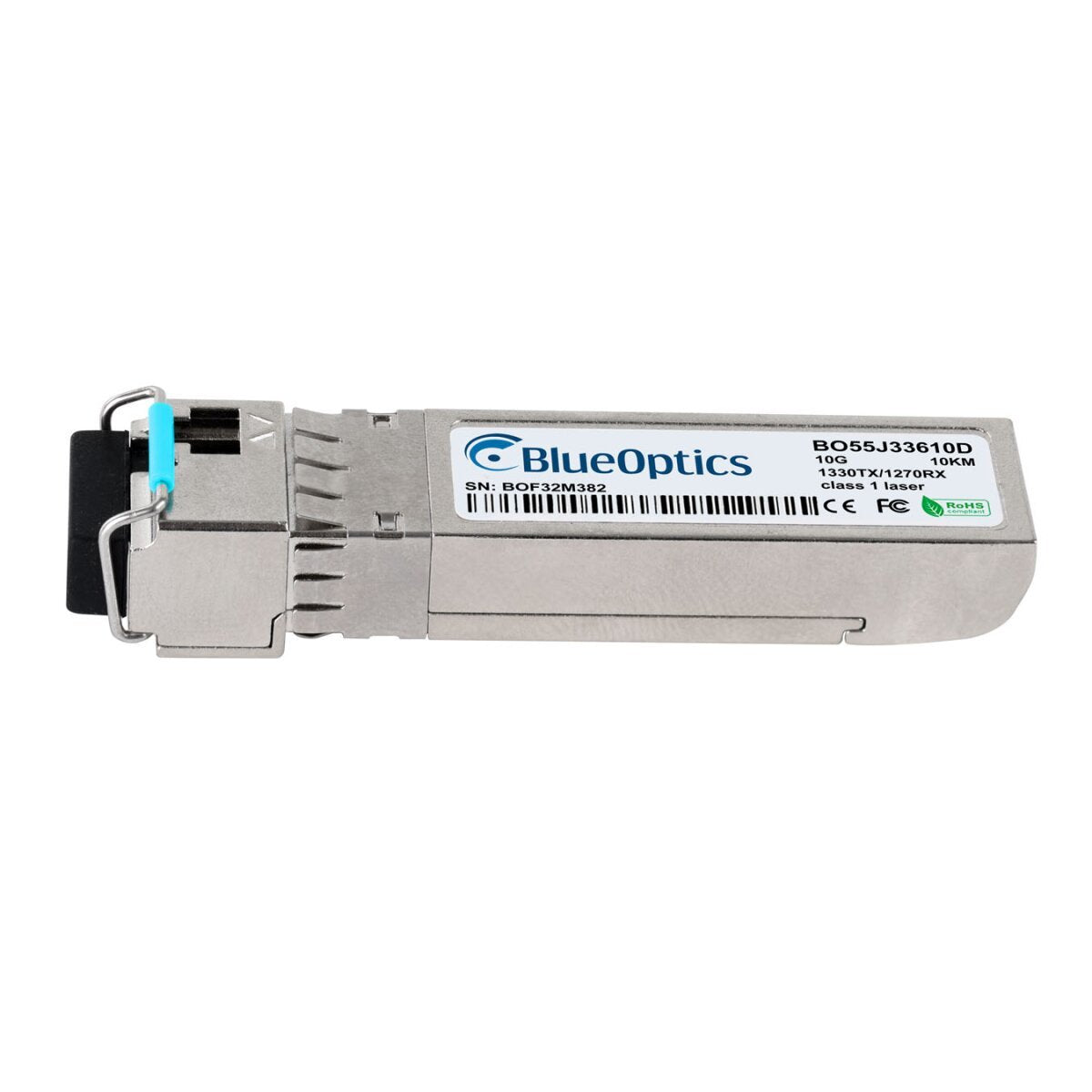 Blueoptics Mikrotik Sfp-10g-Bx-D Blueoptics Bo55j33610d Sfp+ Bidi Transceiver, Lc-Simplex, 10gbase-Bx-D, Singlemode Fiber, Tx1330nm/Rx1270nm, 10km