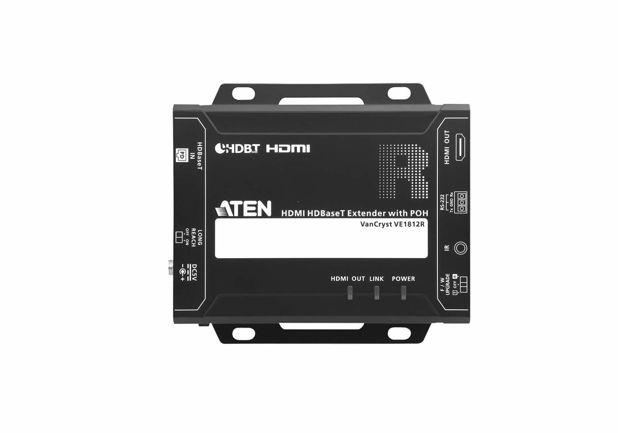 Aten Ve1812r Extensor Audio/Video Receptor Av Negro Aten Ve1812r, 4096 X 2160 Pixeles, Receptor Av, 150 M, Alámbrico, 3d, Hdcp